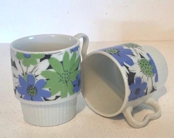 Japanese 1970’s Ceramic mugs set/2