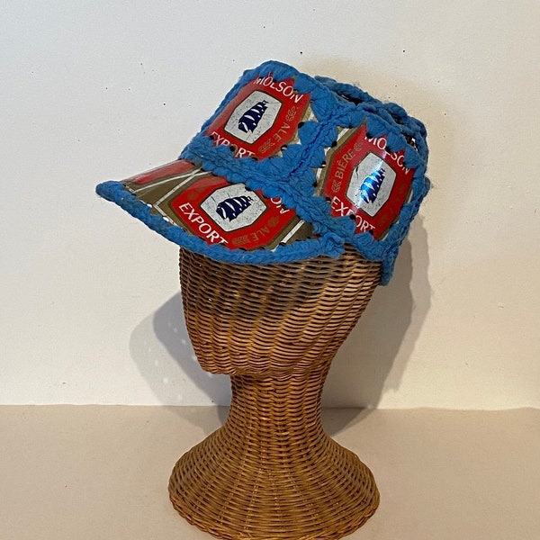 Casquette de baseball en canette de bière Molson au crochet