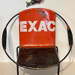 Togo West Africa Recycled Texaco Oil Drum Chair - small