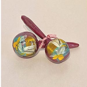 Mexican Painted Gourd Maracas