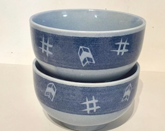 中国　明清時代 青いドラゴンの陶器ボウル Vintage Blue Dragon Rice Eye Porcelain Bowl, Chinese Dishware