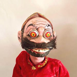 Java Indonesian Carved Wayang Golek Marionette - Puppet