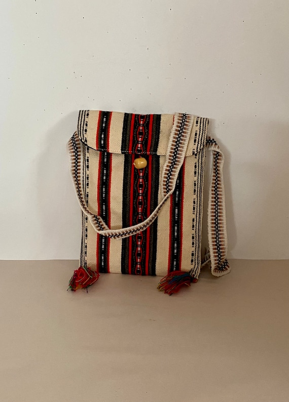 Peruvian Messenger Style Small Bag