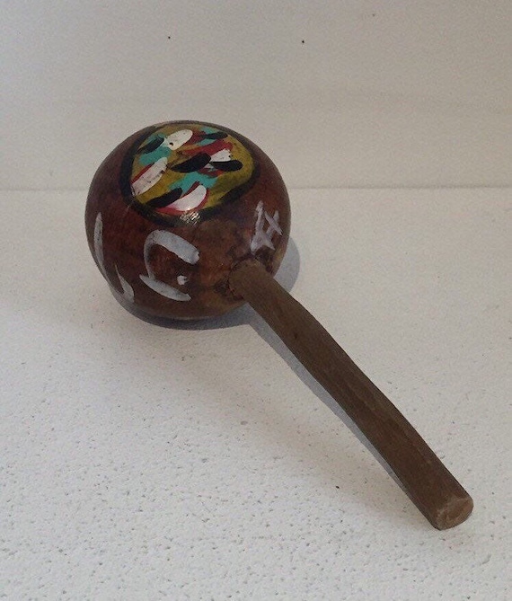 Jamaican Vintage Gourd Maraca Etsy New Zealand