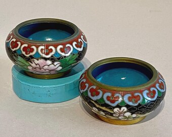 Chinese Tiny Enameled Metal Bowls set/2