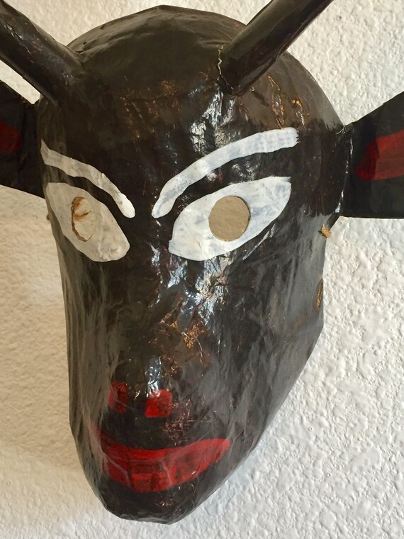 Guatemalan Papiér Maché Deer Dance Mask - image 5