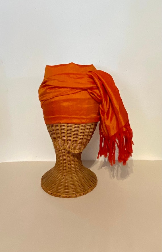 Indian Iridescent Silk Scarf
