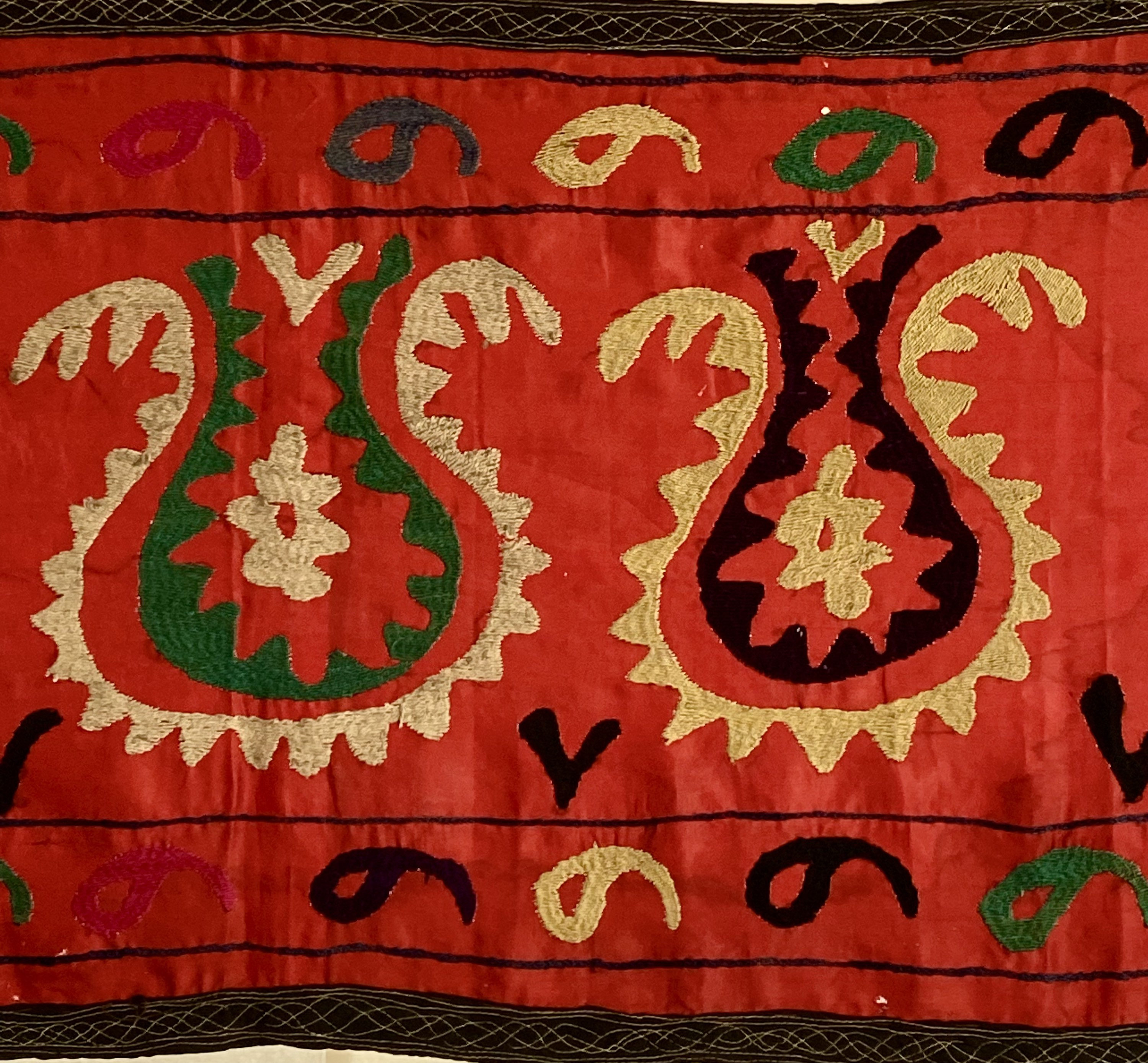 Afghanistan Embroidered Suzani Textile Panel - Etsy