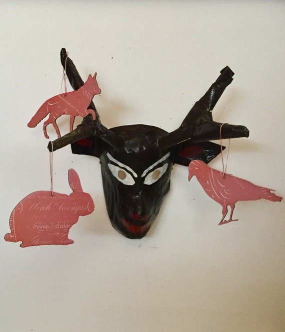 Guatemalan Papiér Maché Deer Dance Mask - image 7