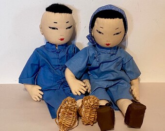 Chinese Ada Lum Dolls Boy & Girl