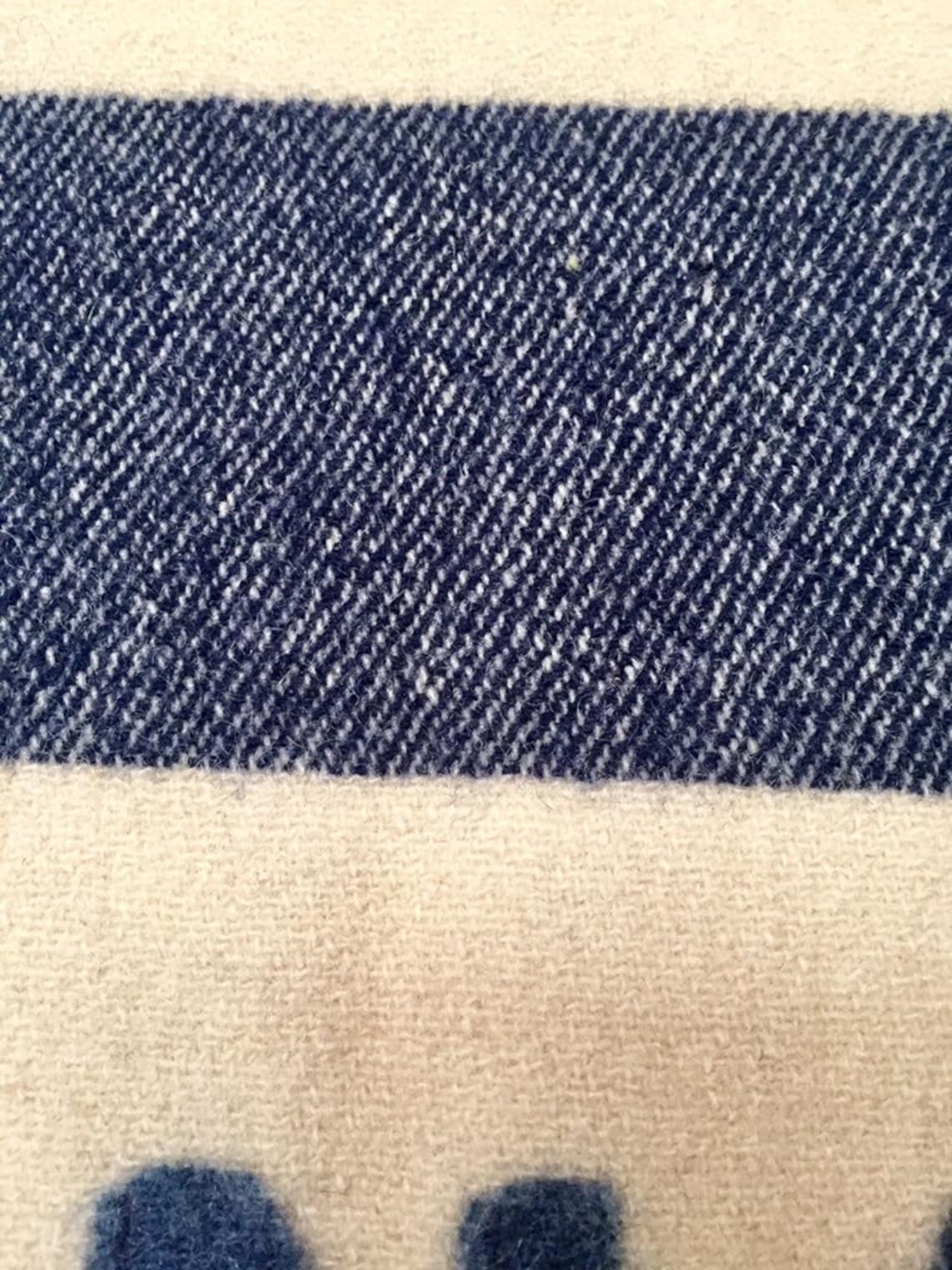 United States Navy Vintage Wool Blanket Etsy