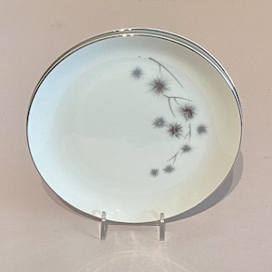Japanese Platinum Starbursts Dinnerware Side/Salad Plates set/2