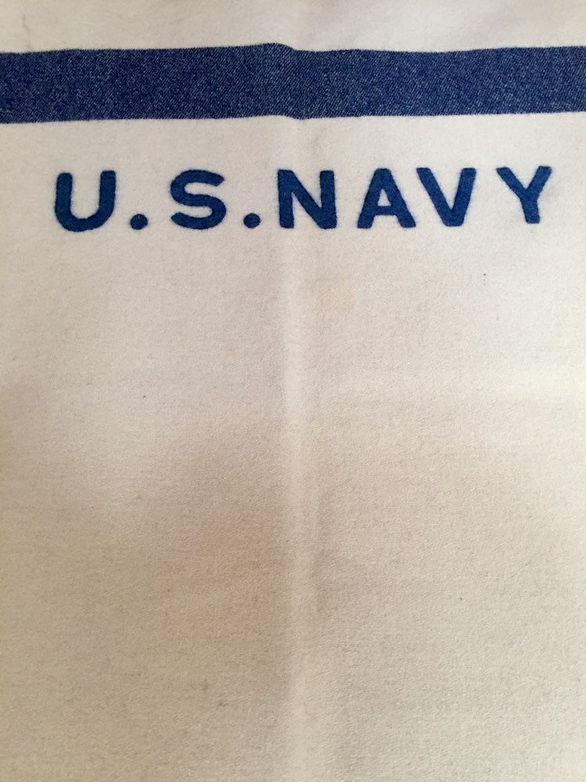 United States Navy Vintage Wool Blanket Etsy
