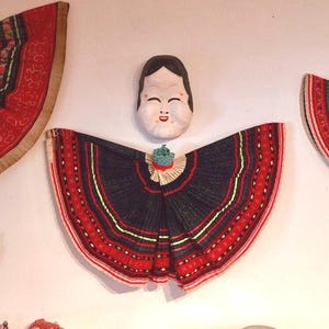 Hmong People Handmade Embroidered Skirt