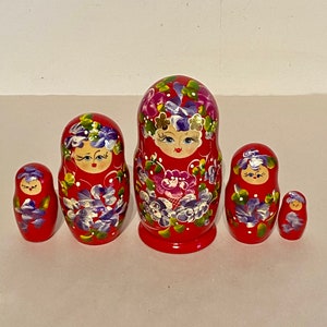 Russische houten Matryoshka Nesting Dolls