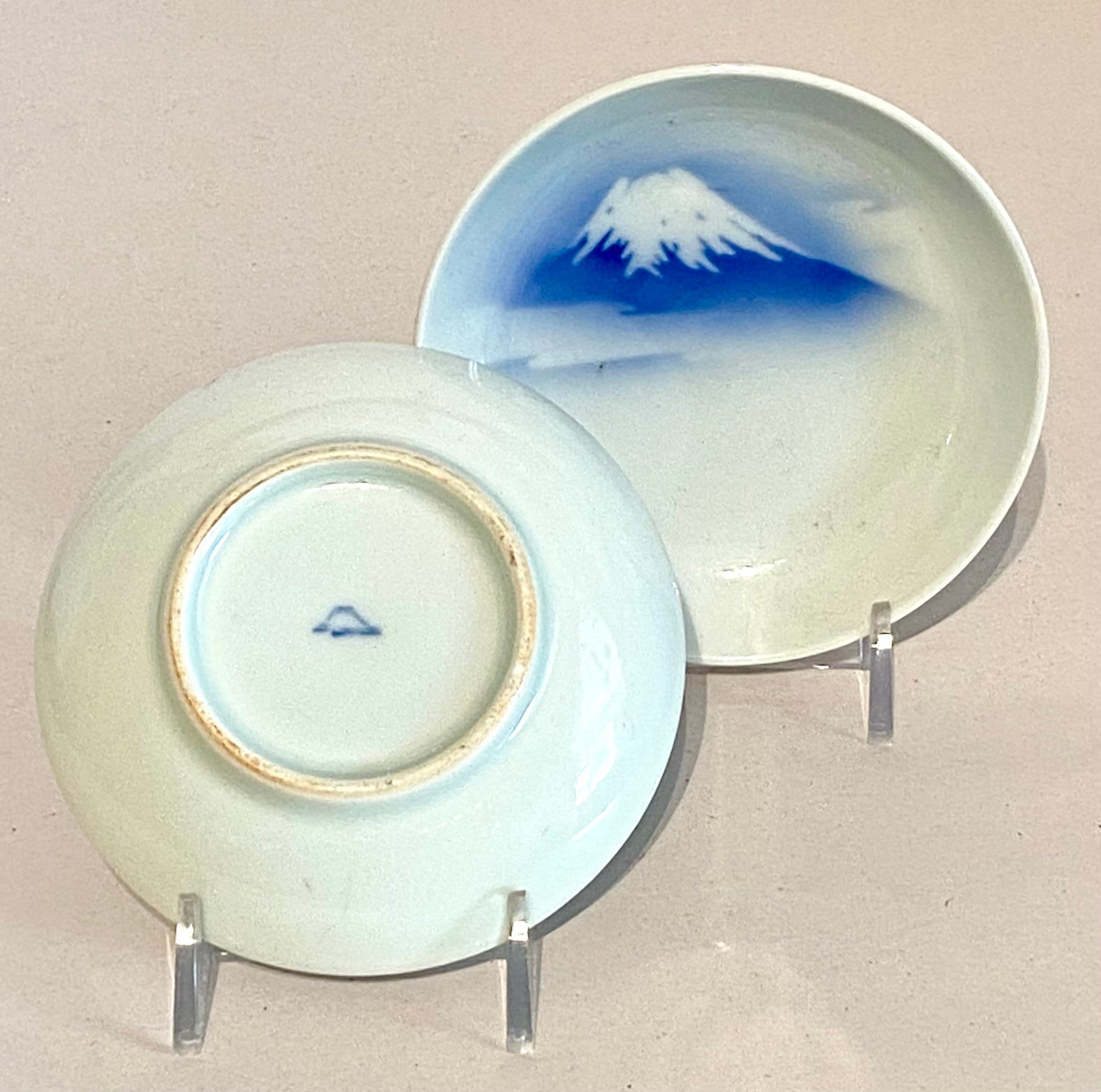 深川陶器 富士山型醤油皿 2個セット - Etsy 日本