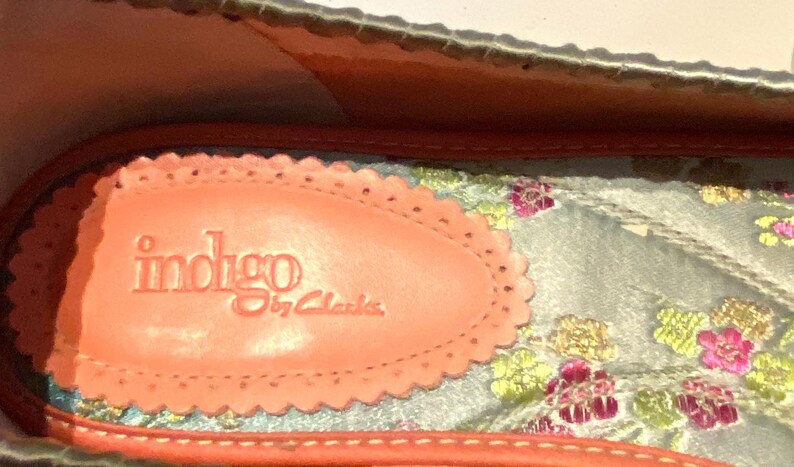 Brittiska broderade läderskor för kvinnor från Clarks bild 8