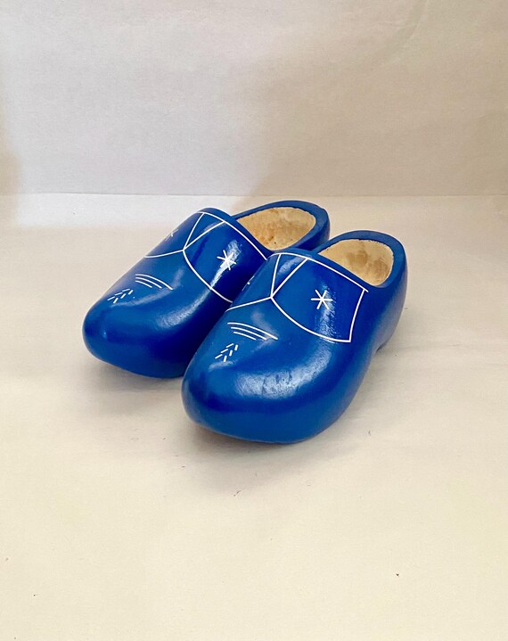 Dutch Painted Wooden Clogs