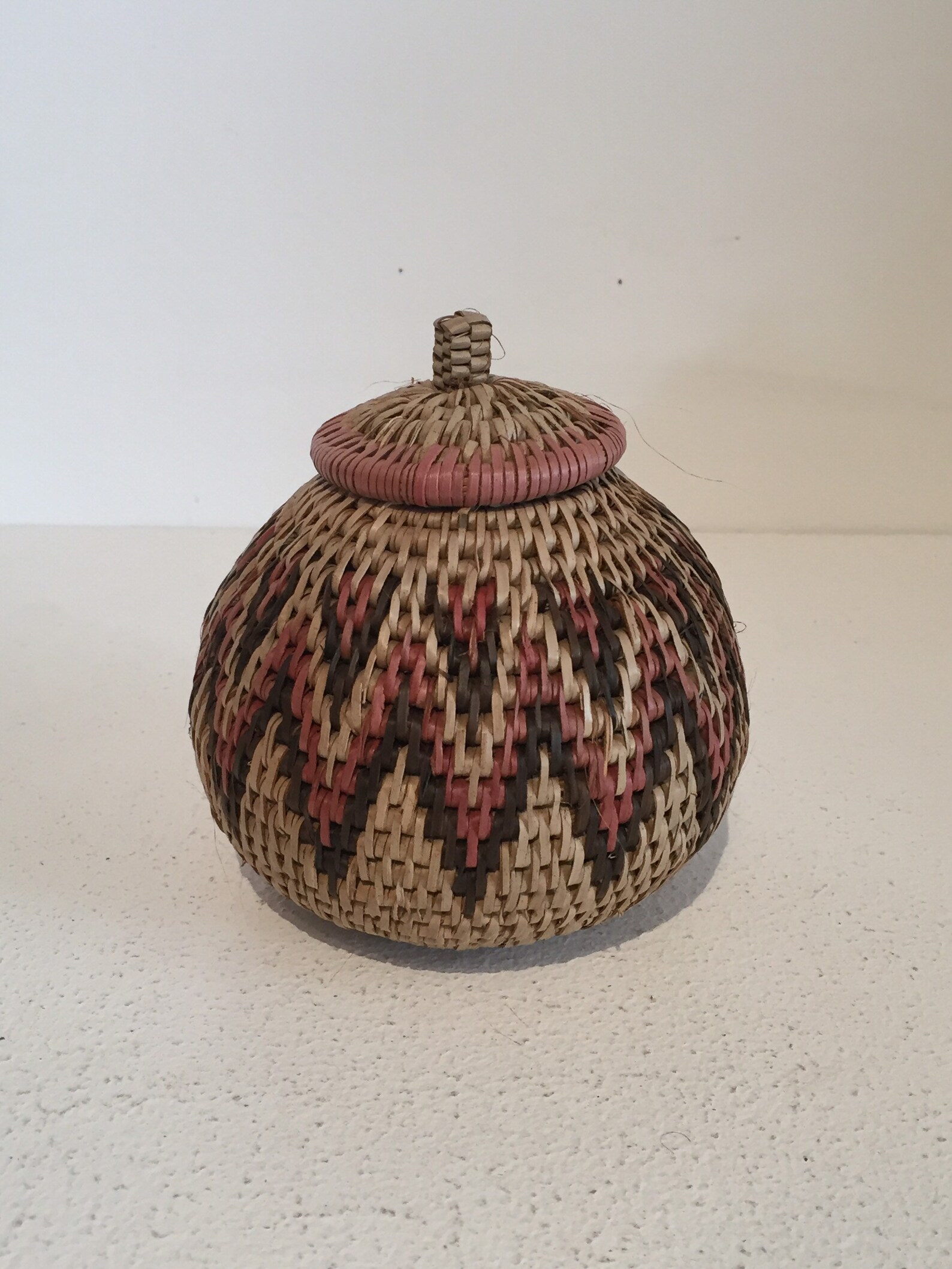South African Hand Woven Small Zulu Herb Basket Etsy