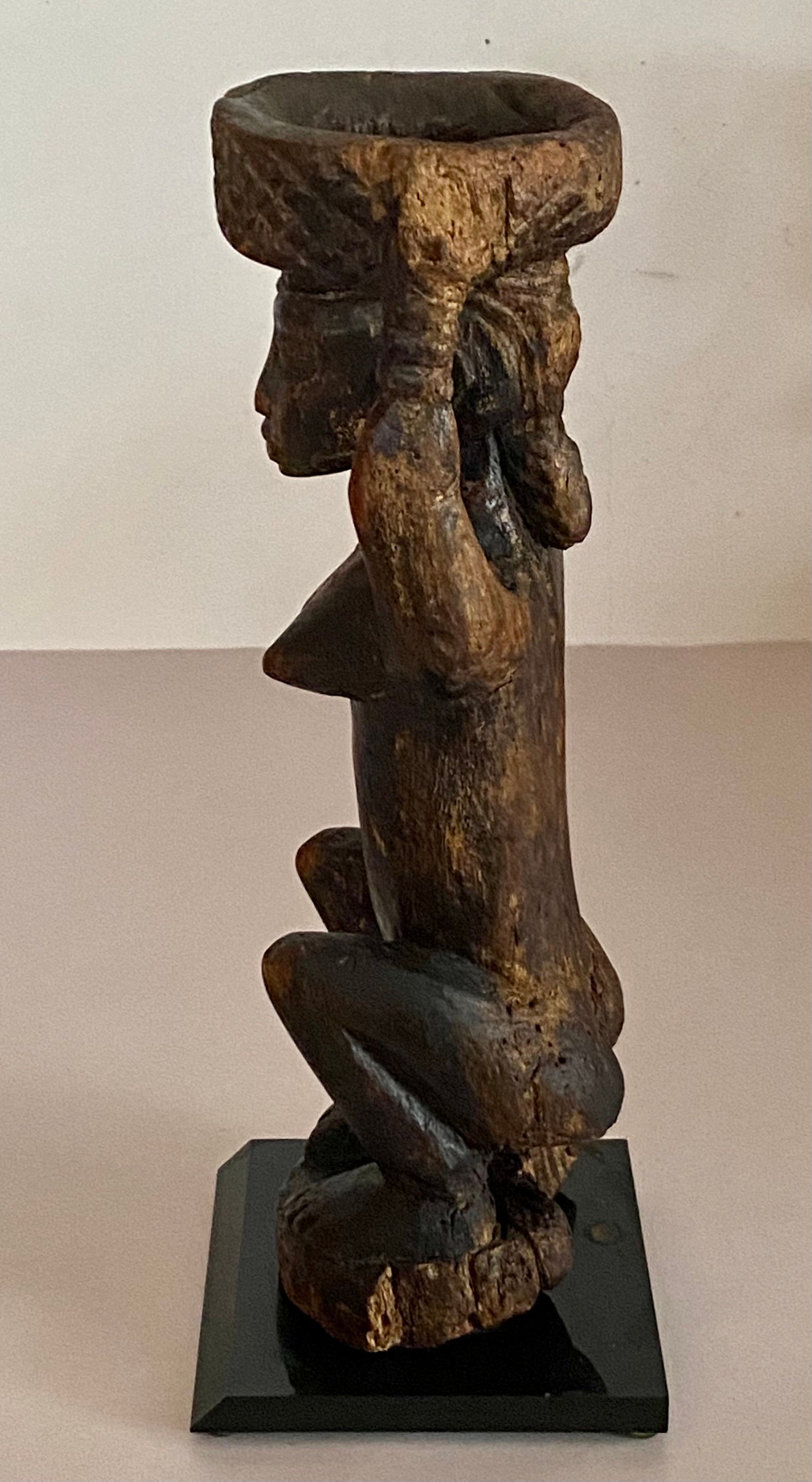 ナイジェリア 西アフリカ ヨルバ族の彫刻された女性部族像 - Etsy 日本