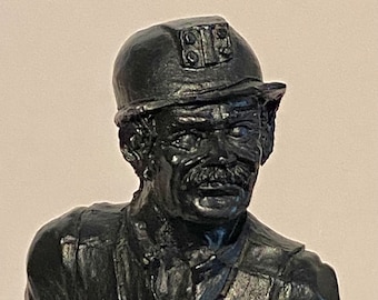 Newcastle England Coal Miner Figure