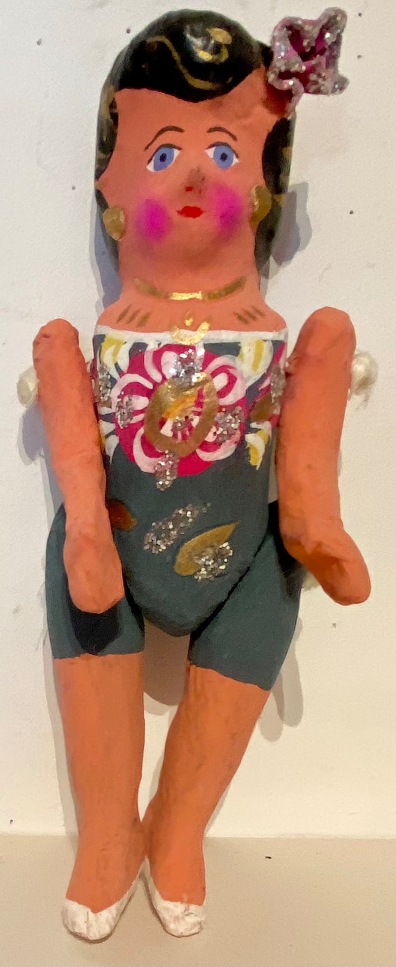 Mexican Papiér-maché Celaya-puta-lupita Doll - Etsy Denmark