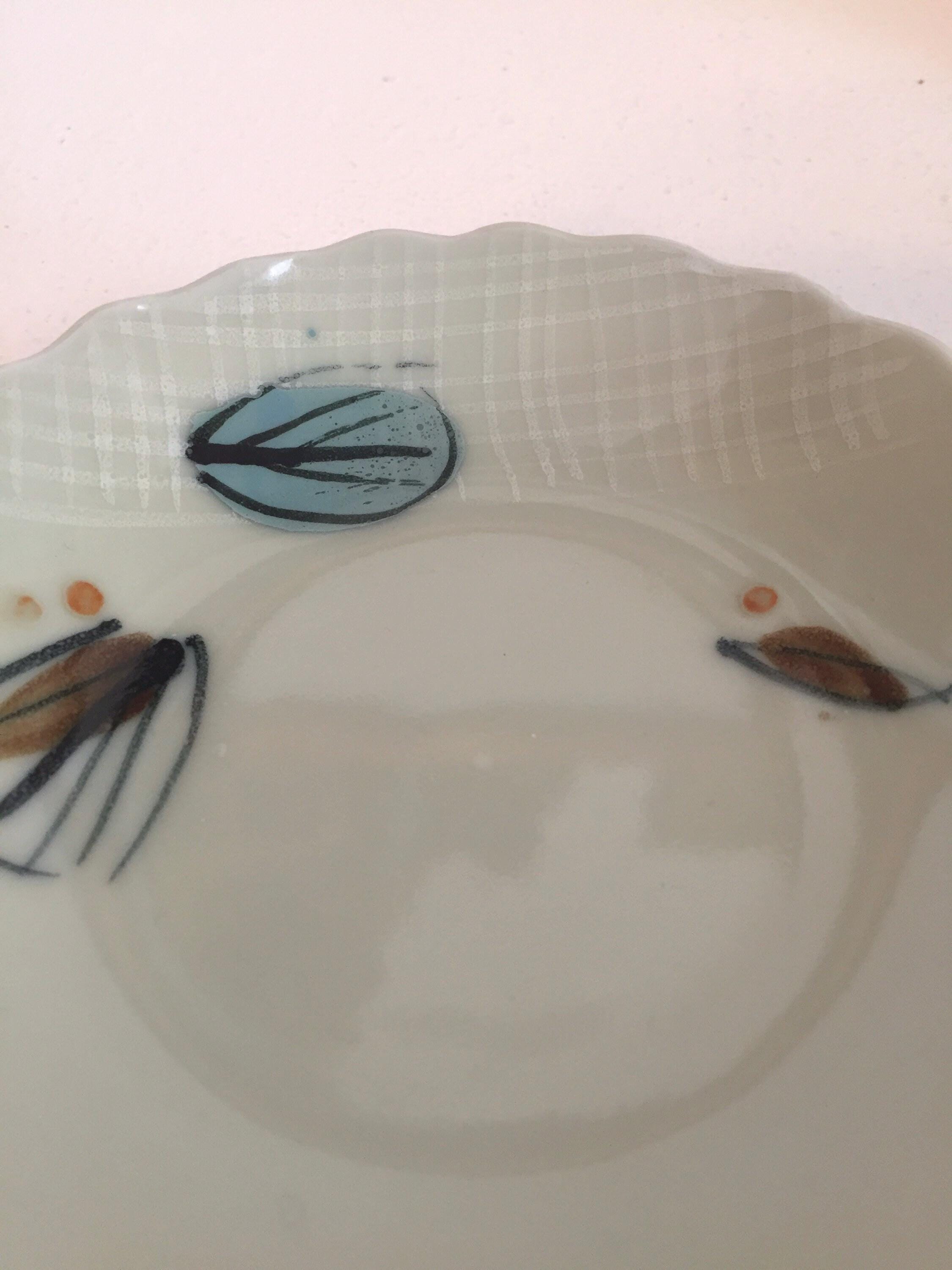 Juego De 4 Platos Japoneses De Cerámica, 20 Cm, Estilo Retro Gh Nombre Del Diseño | Meses Sin Interés