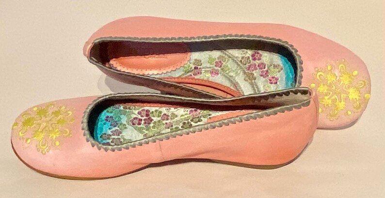 Brittiska broderade läderskor för kvinnor från Clarks bild 7