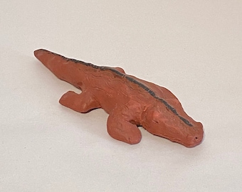 Kenya Samburu Clay Crocodile