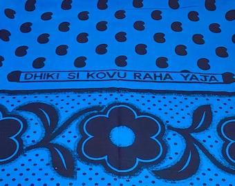 Kenya Kanga Cloth Textile