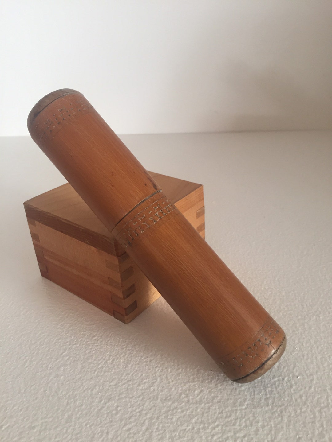 Timor Indonesia Bamboo Lime Powder Container - Etsy