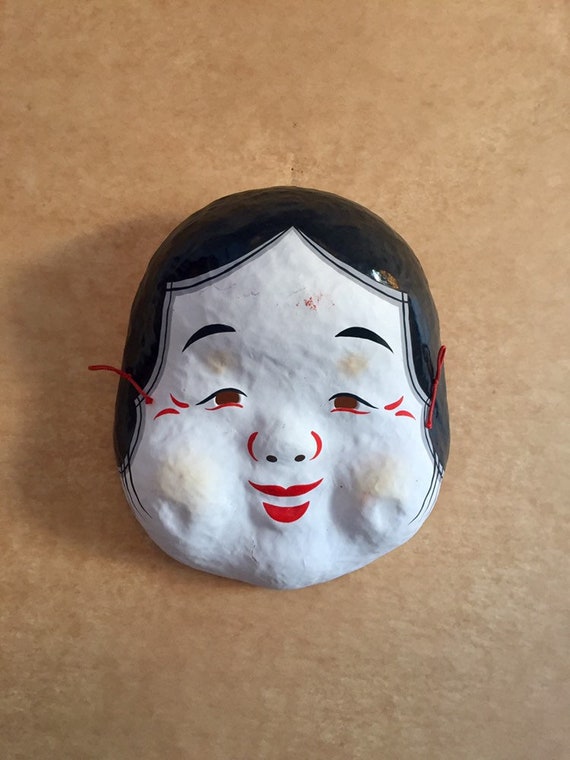 Japanese Papiér Maché Dance Mask Gem
