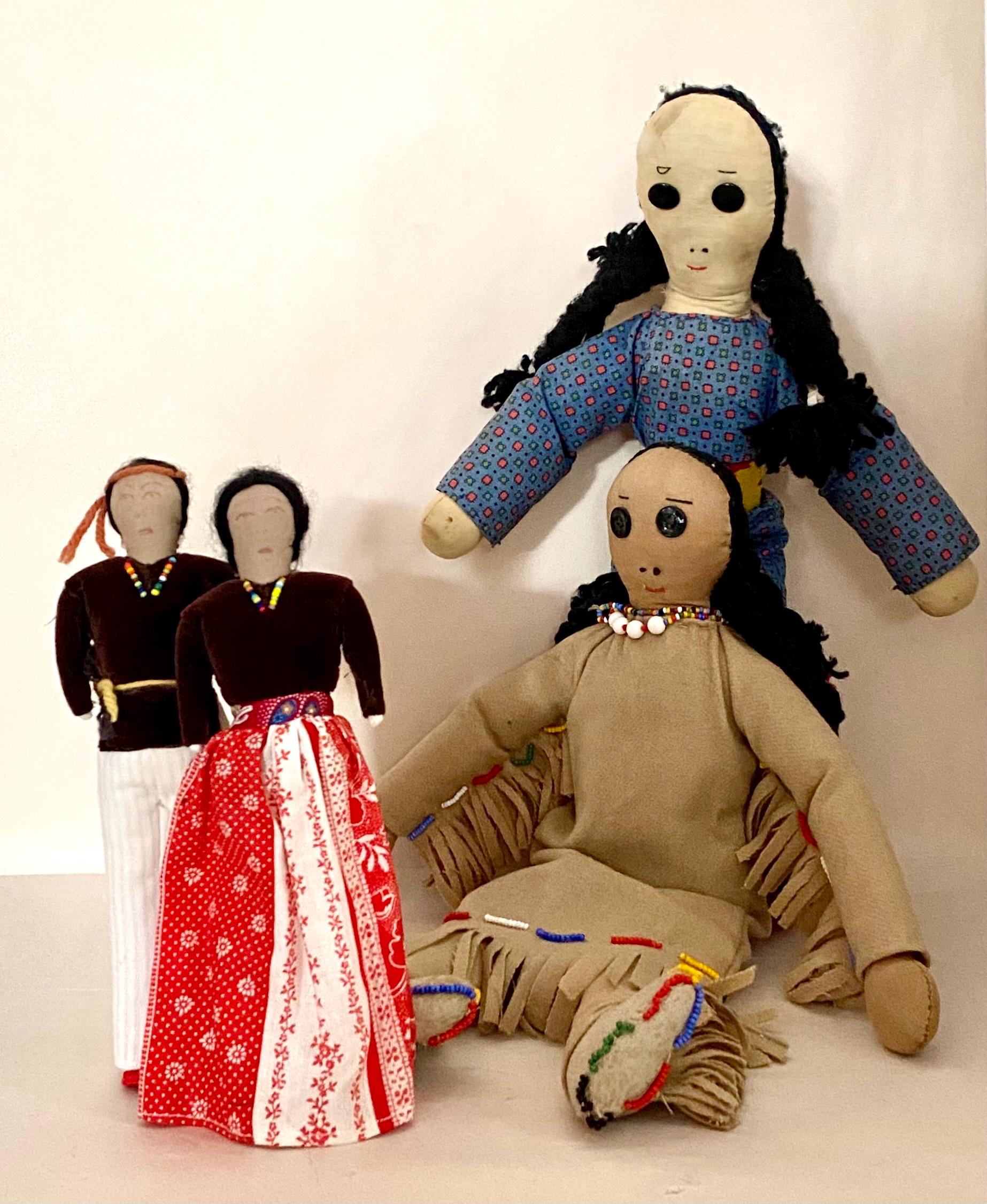アメリカ先住民族 - ナバホ族の民芸人形セット/2 - Etsy 日本