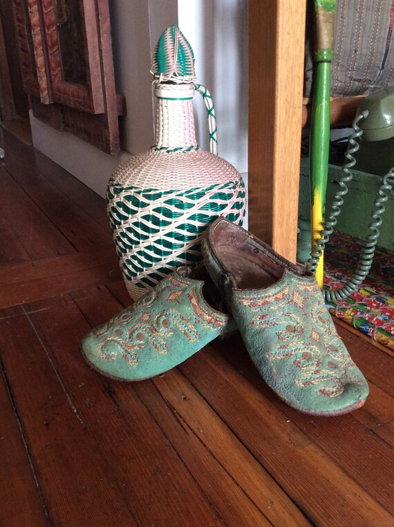 Old Vintage Afghanistan wedding shoes