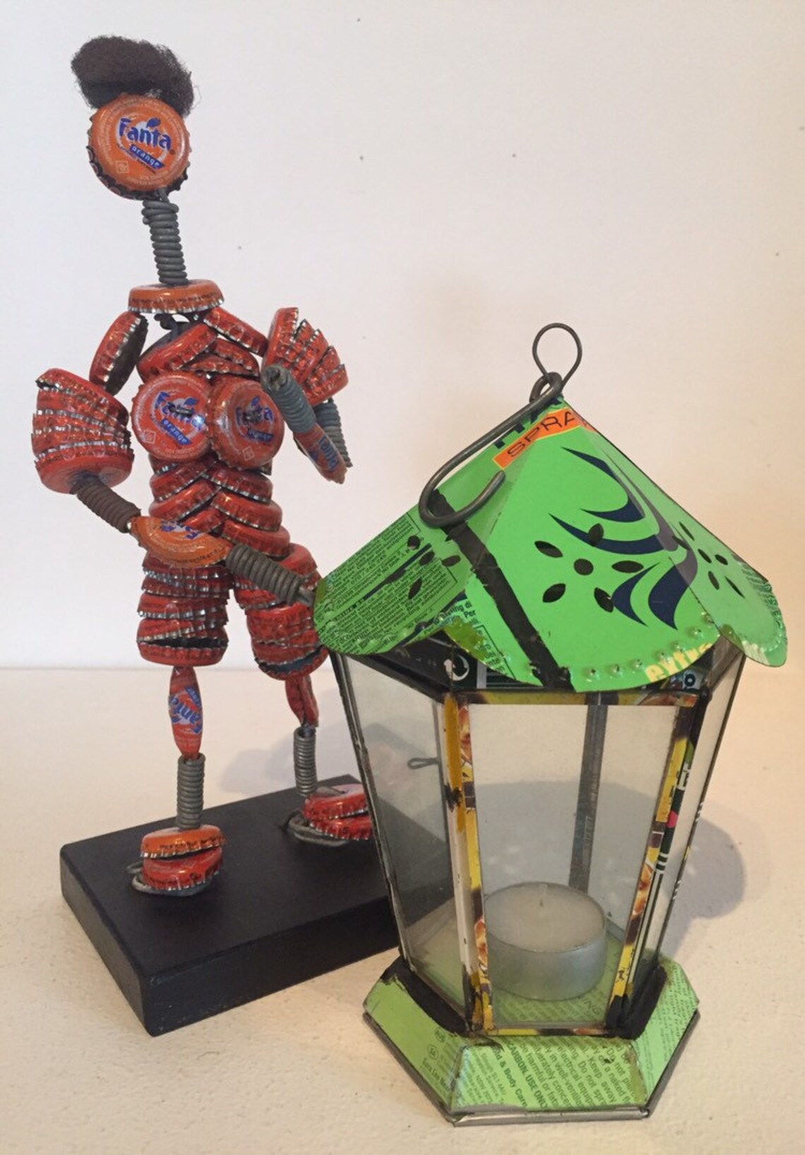 West African Bottle Cap Doll Etsy