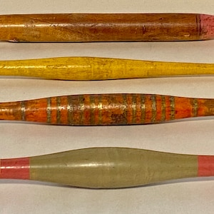 Indian Vintage Painted Wooden Rolling Pin