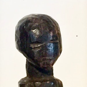 Afrikanischer Lobi Stamm geschnitzte Weibliche Kunstfigur aus Holz