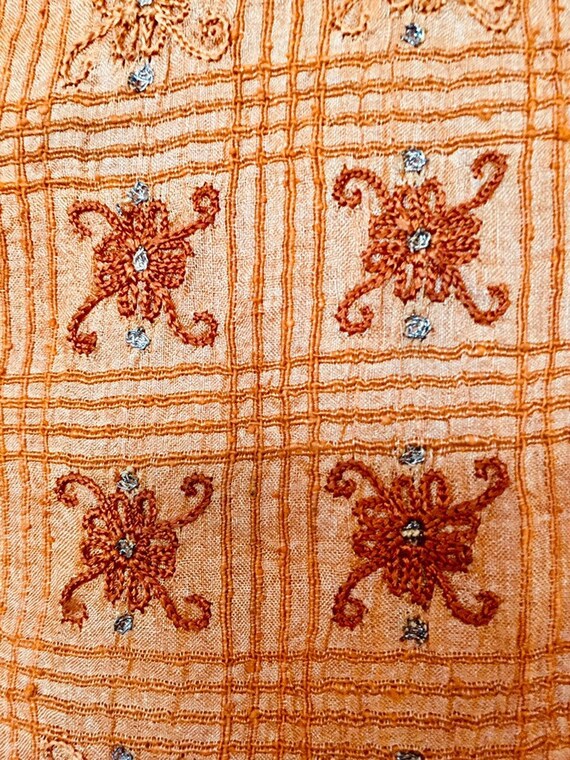 Indian Silk Sari Textile - image 8