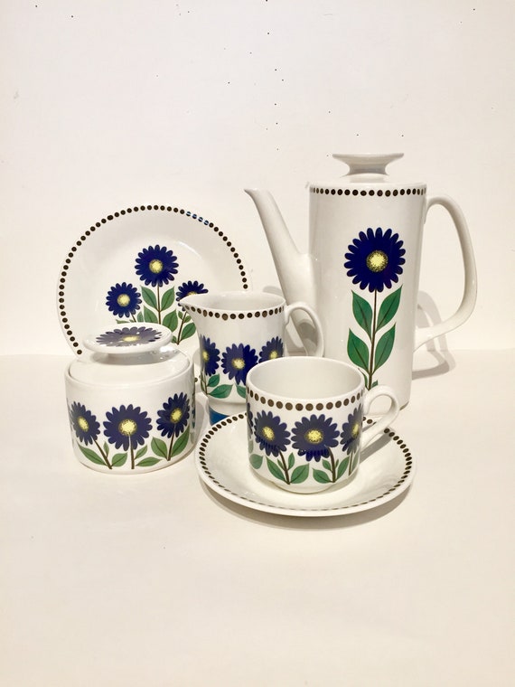 Irish Vintage irish Spring Design Dessert Set/6 - Etsy