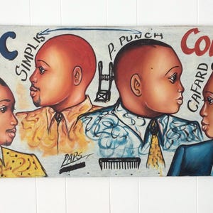 West African Barbershop Sign