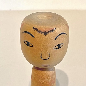 Japanese Hand Carved Wooden Kokeshi Doll