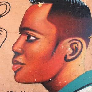 West African Hair Salon Sign