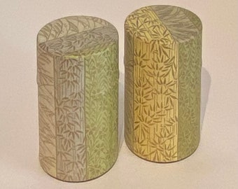 Japanese Washi Paper Tea Caddies set/2