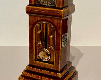 USA Ezra Brooks Bourbon Whiskey Bottle - Grandfather Clock - Etsy