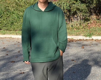 Men's Cotton Double Gauze Pullover Hoodies / Spring/ Fall / Winter Top