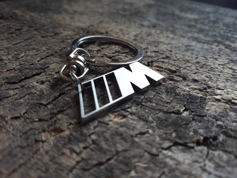 M power keychain Motorsport stainless steel keyring for BMW M1 M2 M3 M4 M5 M6