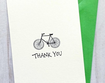 Fahrrad-Dankeskarte, Karte mit Fahrradmotiv, Karte für Radsportbegeisterte, Karte für Radfahrer, Fahrrad-Dankeskarte, theweetree, weetreeco, The Wee Tree Co.