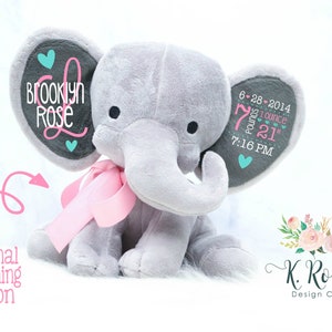 personalized elephant baby gifts
