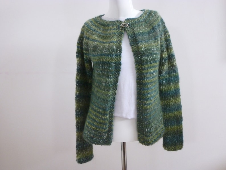 Green Cardigan