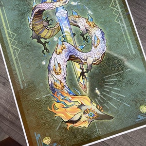 Light Dragon 11x18 Poster (HOLO)